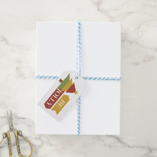 Sei fröhlich geschenkanhänger (Mit Garn)