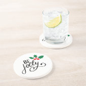 Sei fröhlich getränkeuntersetzer (Seite)