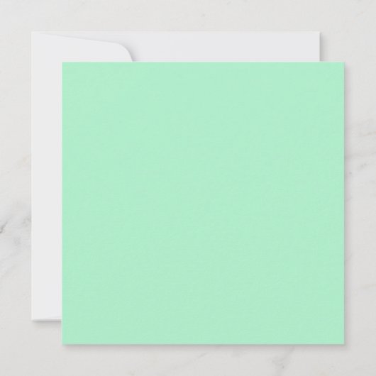 Sei fröhlich grüne Retro Weihnachtskarte (Rückseite)