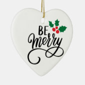 Sei fröhlich keramik ornament (Rechts)