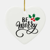Sei fröhlich keramik ornament (Hinten)