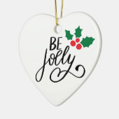 Sei fröhlich keramik ornament (Links)