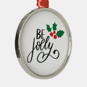 Sei fröhlich ornament aus metall (Rechts)