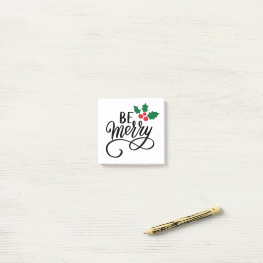 Sei fröhlich post-it klebezettel (Auf Schreibtisch)