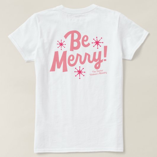 Sei fröhlich T-Shirt (Design Rückseite)