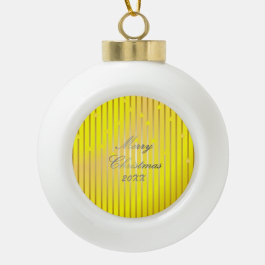 Sei fröhlich und schneebraun Snowflake Ornament (Vorderseite)