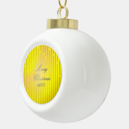 Sei fröhlich und schneebraun Snowflake Ornament