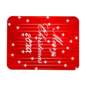 Sei fröhlich und Shine Bright Foto Magnet (Horizontal)