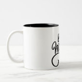 Sei fröhlich zweifarbige tasse (Links)