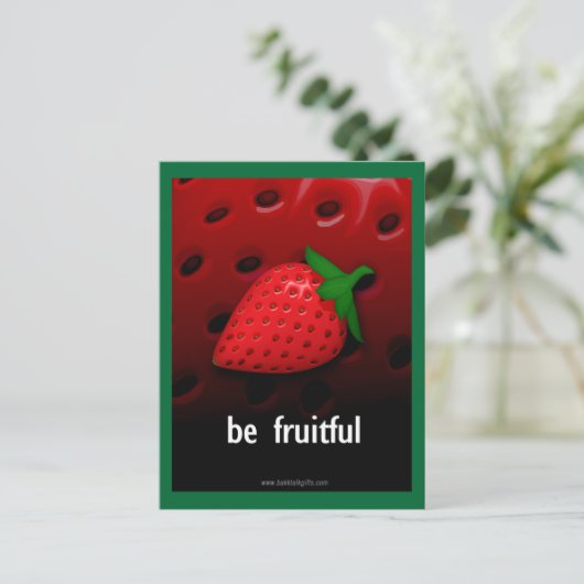 Sei fruchtbar... postkarte (Stehend Vorderseite)