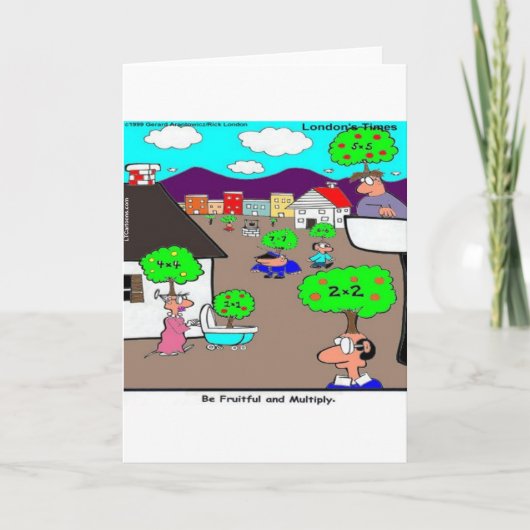 Sei fruchtbar und multipliziere dich karte (Vorderseite)