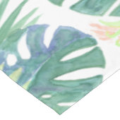 Sei für immer glücklich! Fairy Tale Two Pink Flami Tischdecke (Schrägansicht)