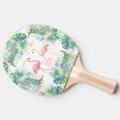 Sei für immer glücklich! Fairy Tale Two Pink Flami Tischtennis Schläger (Seitenansicht)