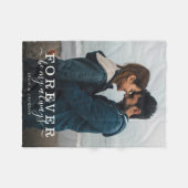 Sei für immer mein immer romantisches Paar Fleecedecke (Vorderseite (Horizontal))