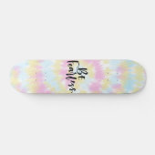 Sei furchtlos farbige Gefärbte Krawatte Skateboard (Horizontal)