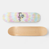 Sei furchtlos farbige Gefärbte Krawatte Skateboard (Horizontal)