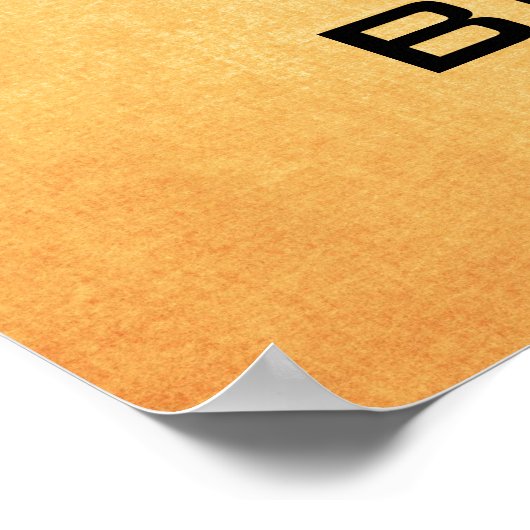 Sei furchtlos mit Owl Poster (Ecke)