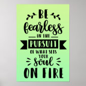 Sei furchtlos poster (Vorne)