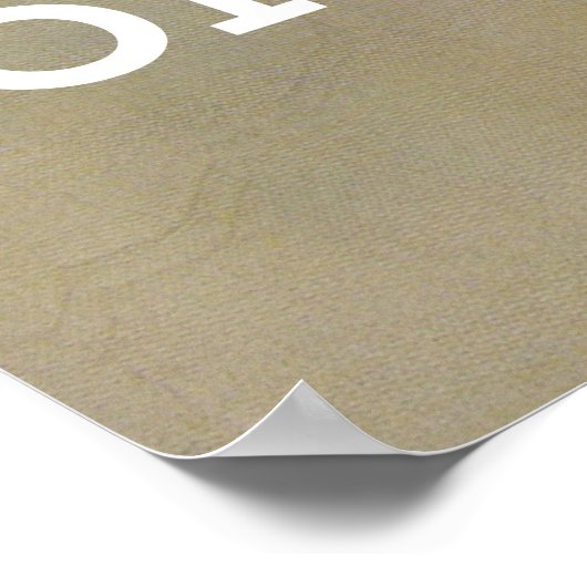 Sei furchtlos poster (Ecke)