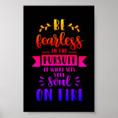 Sei furchtlos poster (Vorne)