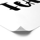 Sei furchtlos poster (Ecke)