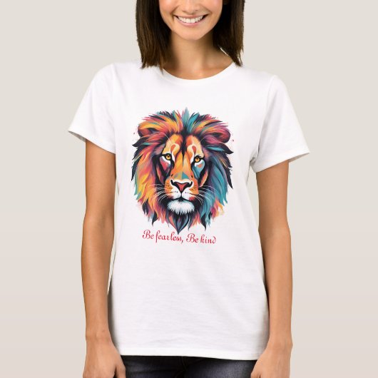 Sei furchtlos, sei freundlich - Womens Basic T - S T-Shirt (Vorderseite)