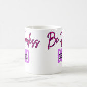 Sei furchtlos, sei mutig: Empowerment-Tasse Kaffeetasse (Mittel)