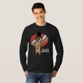 Sei ganz still Erdmännchen Manguste T-Shirt (Vorne ganz)