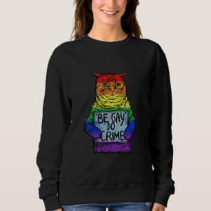 Sei Gay Do Crime LGBT Equality LGBTQ Gay Trans Rig Sweatshirt