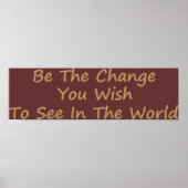 Sei gelb poster (Vorne)