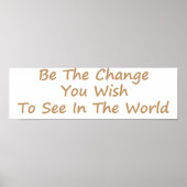 Sei gelb poster (Vorne)