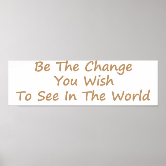 Sei gelb poster (Vorne)