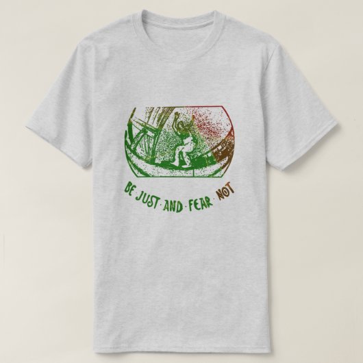 Sei gerecht und fürchte nicht inline-Skaten T-Shirt (Design vorne)