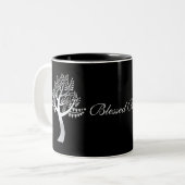 Sei gesegnet! zweifarbige tasse (Vorderseite Links)