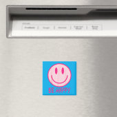 Sei glücklich 70er 80er nk Smiley Gesicht Glücklic Magnet (In Situ (Geschirrspüler))