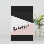 Sei glücklich! briefpapier (Stehend Vorderseite)