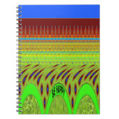 Sei glücklich bunt Polka Dot Motif Geschenk Notizblock (Vorderseite)