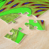 Sei glücklich Buntes Punkte-Muster-Geschenk Puzzle (Seite)