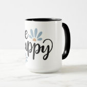 Sei glücklich Daisy Tasse (VorderseiteRechts)