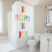 Sei glücklich, dass du bist duschvorhang (Beispiel)