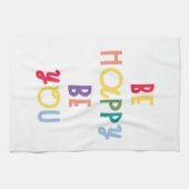 Sei glücklich, dass du bist geschirrtuch (Horizontal)