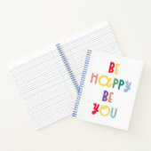 Sei glücklich, dass du bist notizblock (Innenseite)