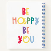 Sei glücklich, dass du bist notizblock (Rückseite)