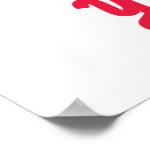 Sei glücklich, dass du bist poster (Ecke)