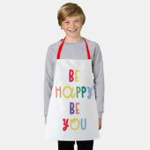 Sei glücklich, dass du bist schürze (Getragen)