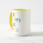 Sei glücklich, dass du bist tasse (Vorderseite Links)