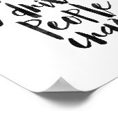 Sei glücklich, es treibt Leute verrückt Poster (Ecke)