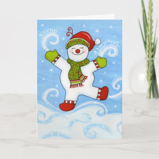 Sei glücklich! feiertagskarte (Vorderseite)