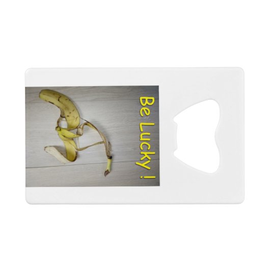 Sei glücklich! geldbeutel flaschenöffner (Rückseite Horizontal)