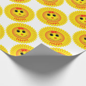 Sei glücklich geschenkpapier (Ecke)